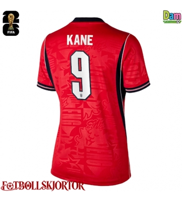 England Harry Kane #9 Bortatröja Dam VM 2026 Kortärmad